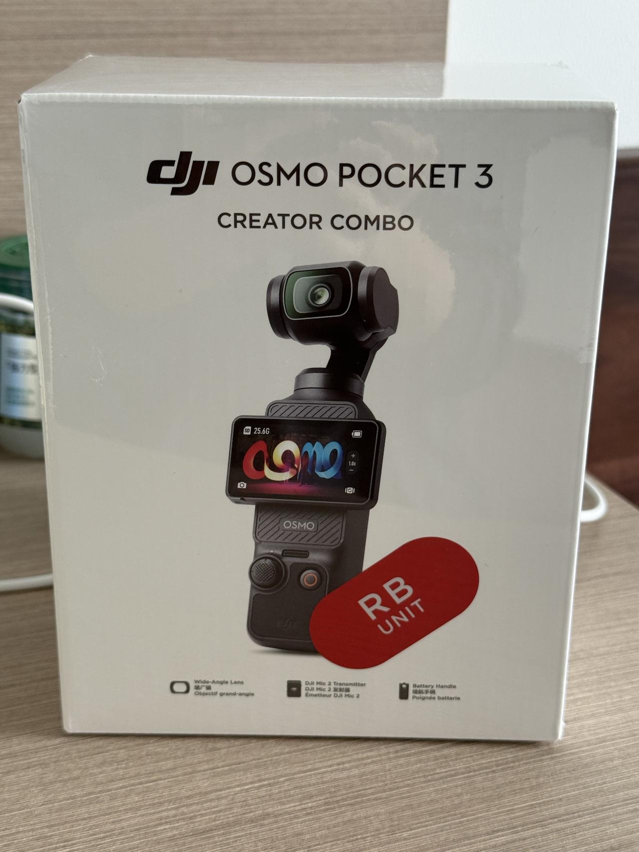 冬日生活打卡季老婆昨天用公司的优惠券给我买了一个pocket3，花了2300多，