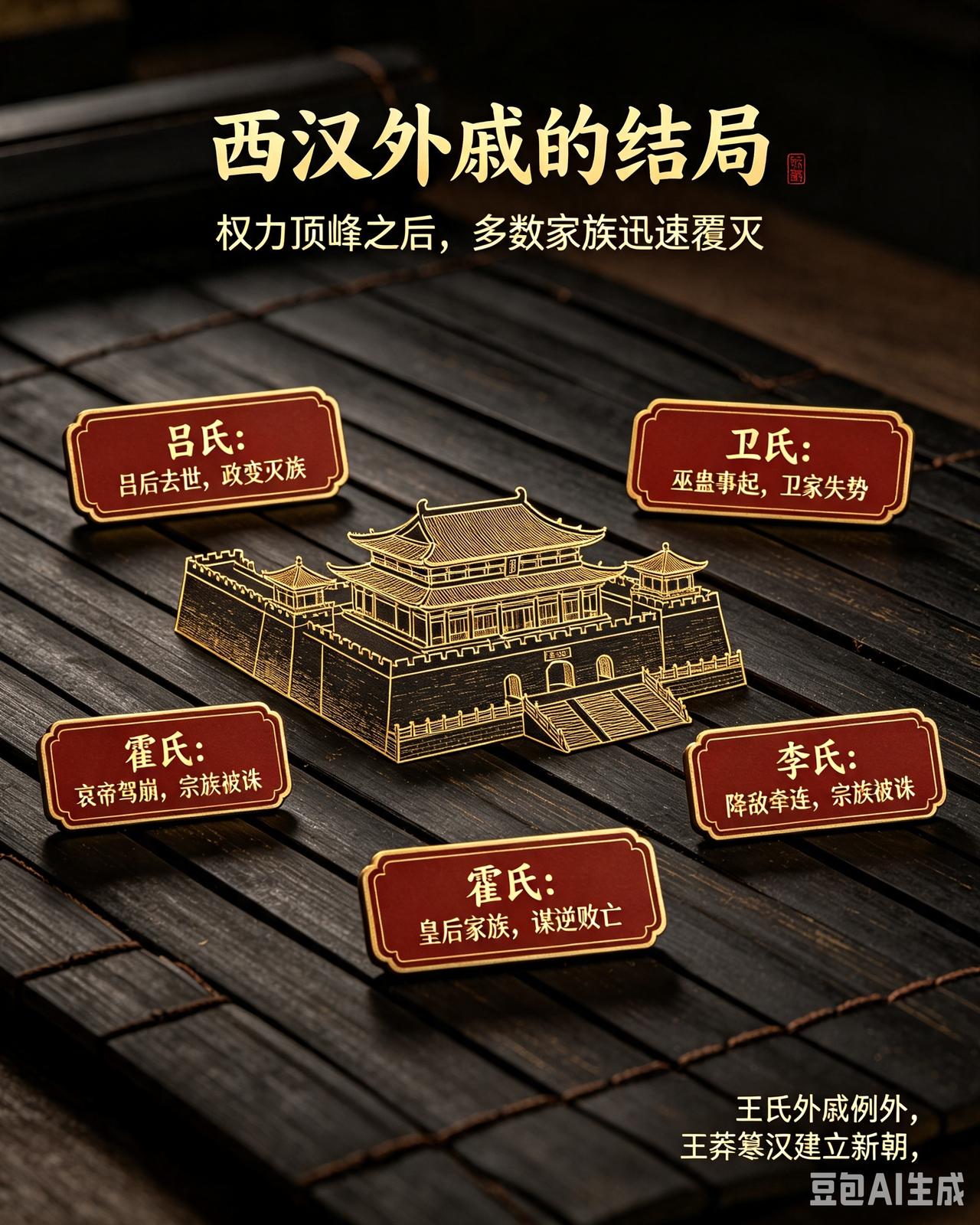 盘点西汉历史上被灭的外戚家族:吕氏家族:吕后死后，群臣发起“诛诸