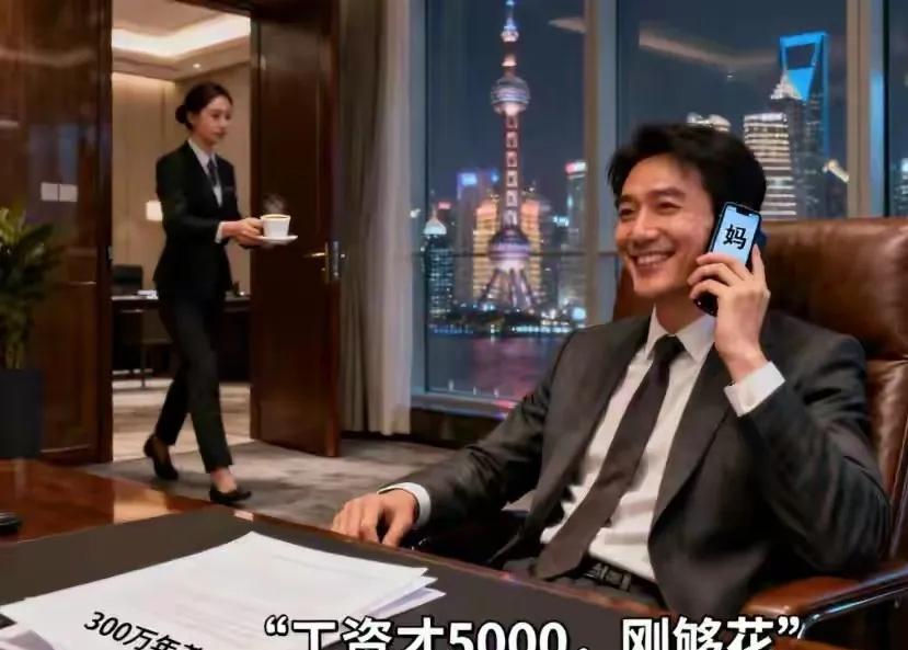 年薪500万我只说5000，妈带弟弟全家来上海，姐姐让我快跑年薪500万我