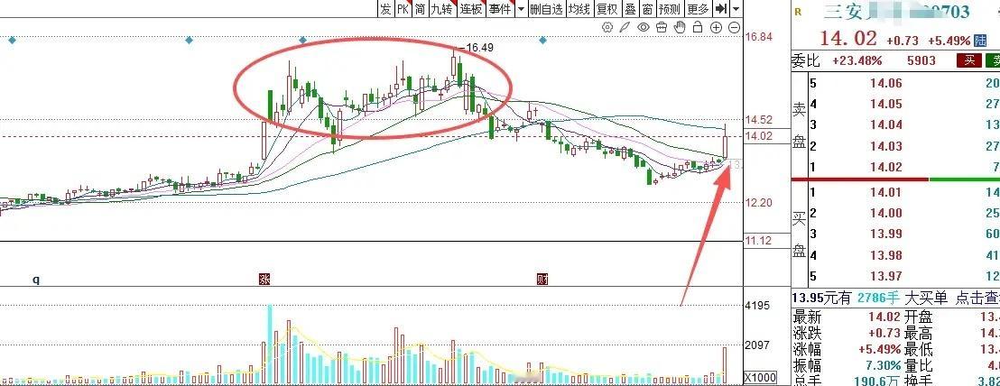 三安这是什么情况，是主力资金布局，然后深度洗盘吗？