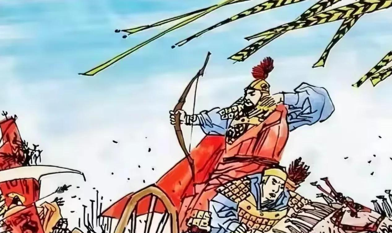 郑庄公射向周天子的那一箭，射中与否其实已经不重要了，那一箭射向的不是天子本身，而
