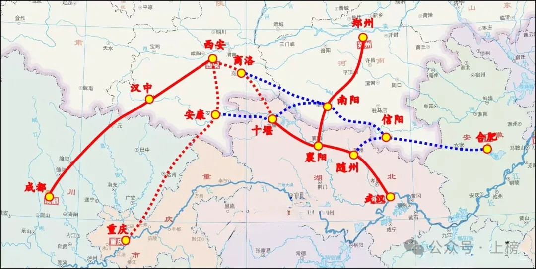 别争了！西合高铁只有两条路，南信合是最优解！