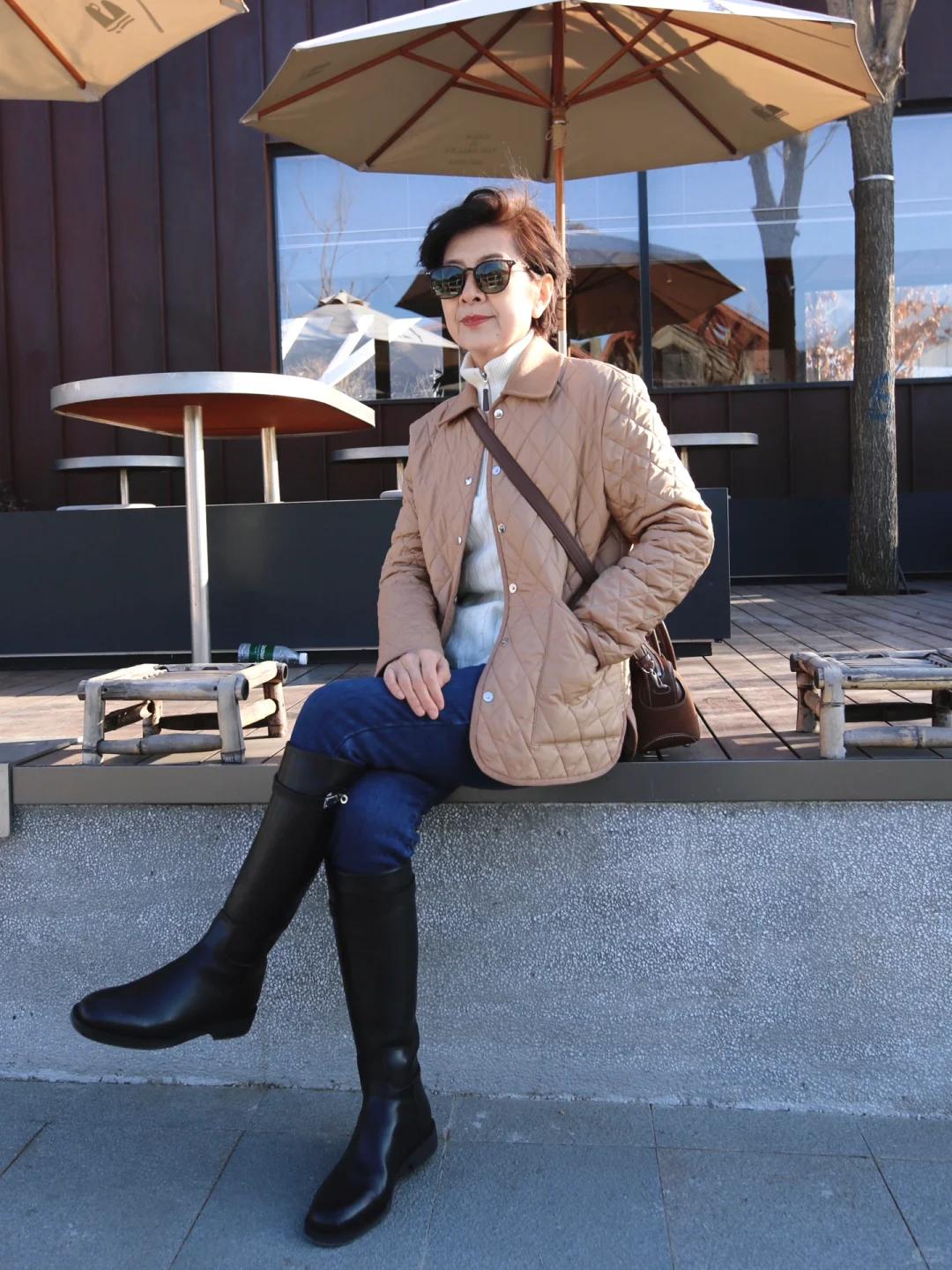 60+酷飒姥姥的冬日巴恩风宝藏单品在冬日的时尚穿搭中，巴恩风以其独特的魅力席