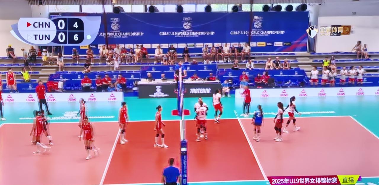 [U19女排世锦赛]小组赛：中国——突尼斯实时战况：202