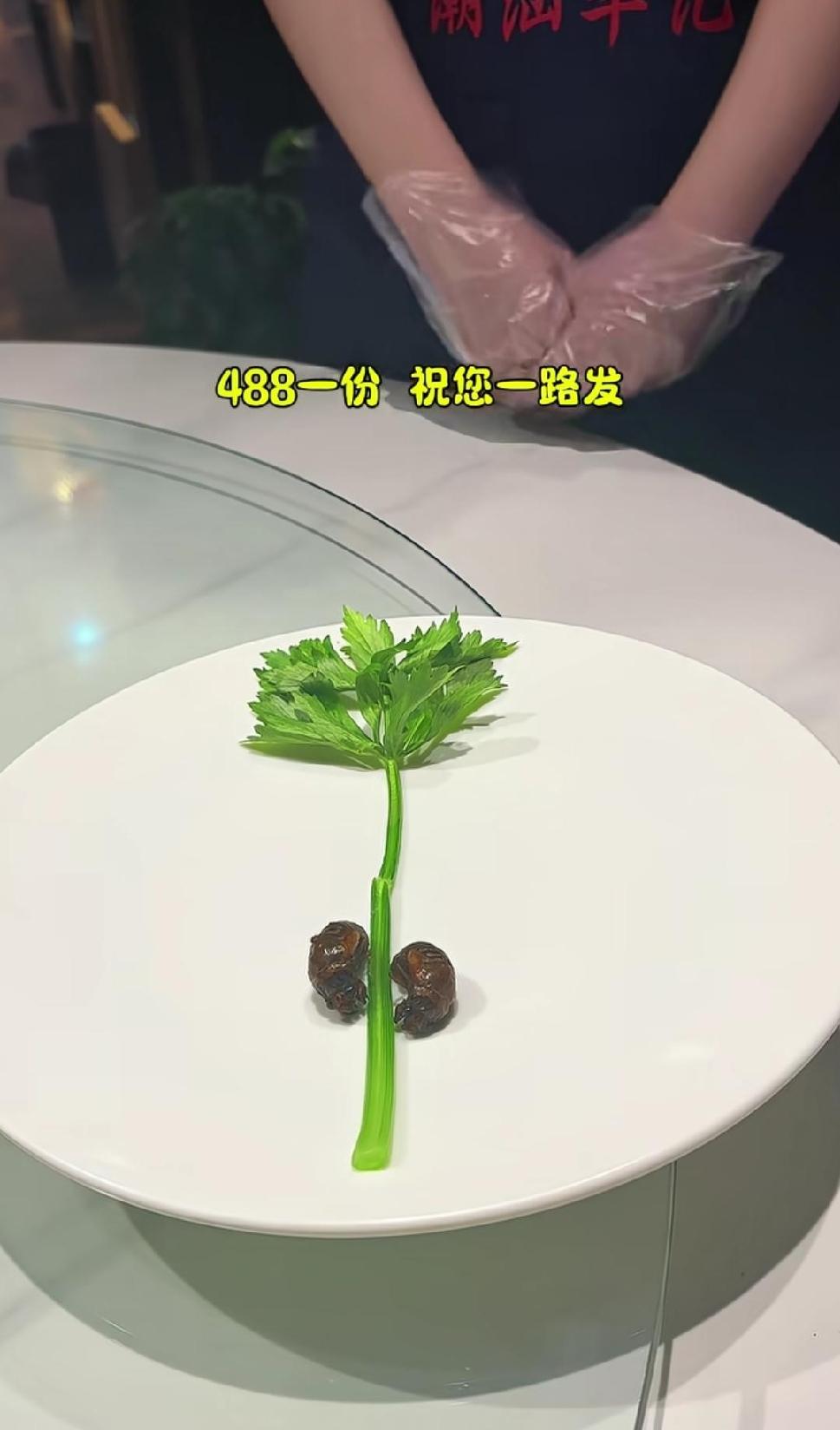 潮汕菜真是美食界的宝藏，488一份的金蝉报青龙，名字霸气，还送上“一路发”的美好