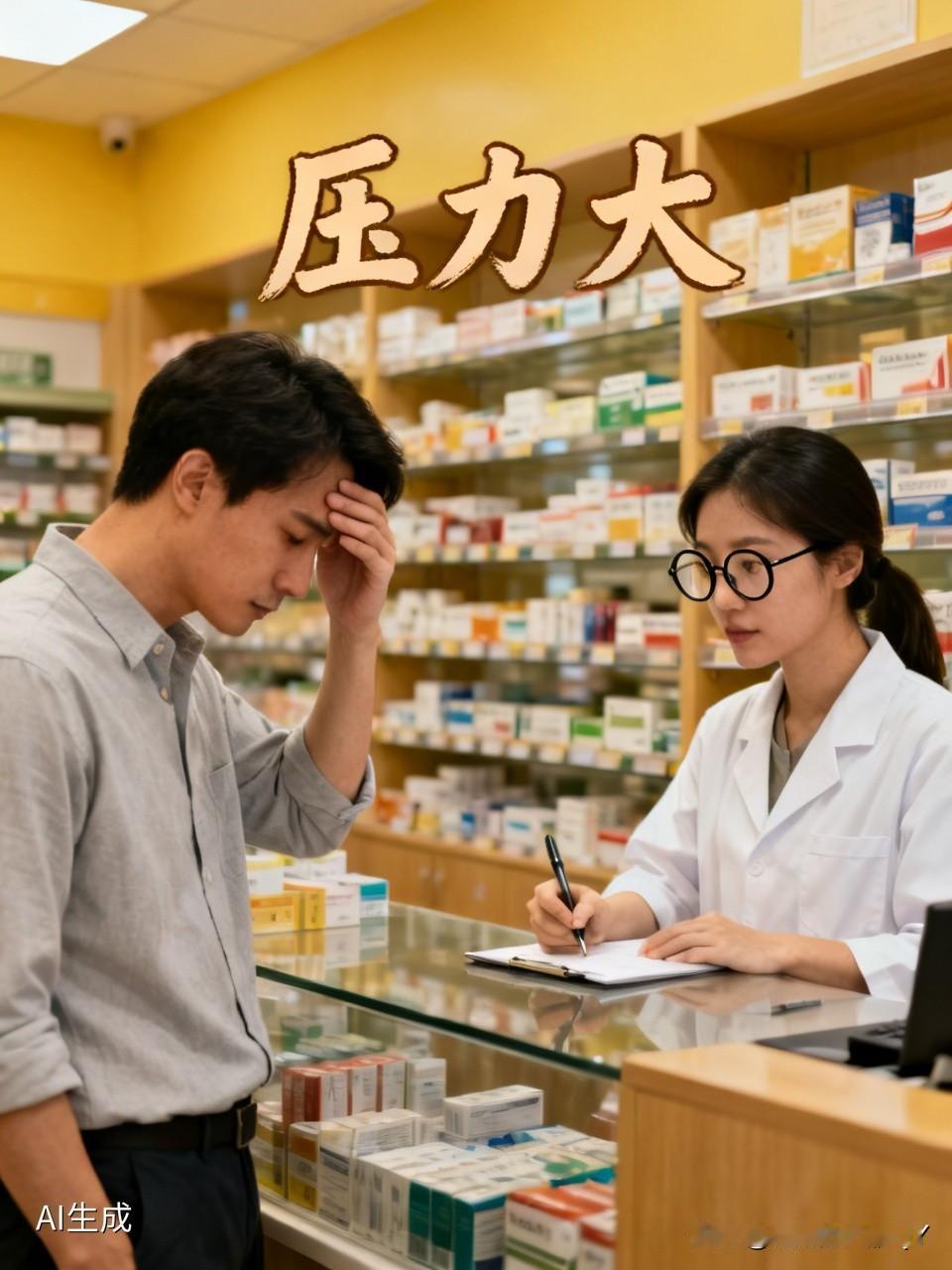 男子步入药店，对女店员说道：“姐，给我拿点药。”女店员询问：“你要拿啥药呀？”