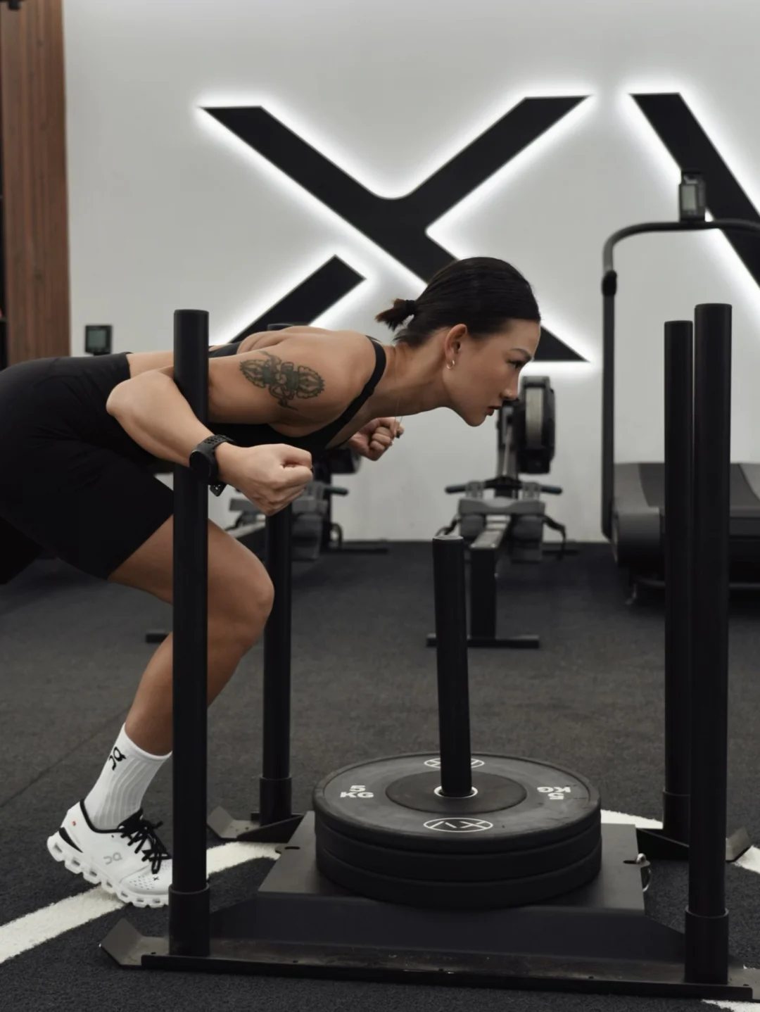 战Hyrox 穿Cloud X 4