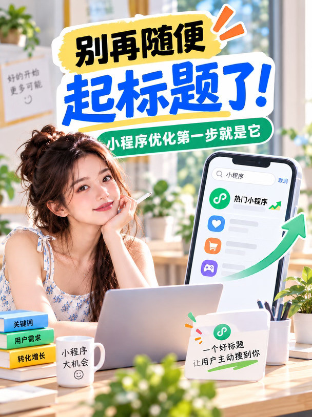 别再随便起标题了！小程序优化第一步就是它