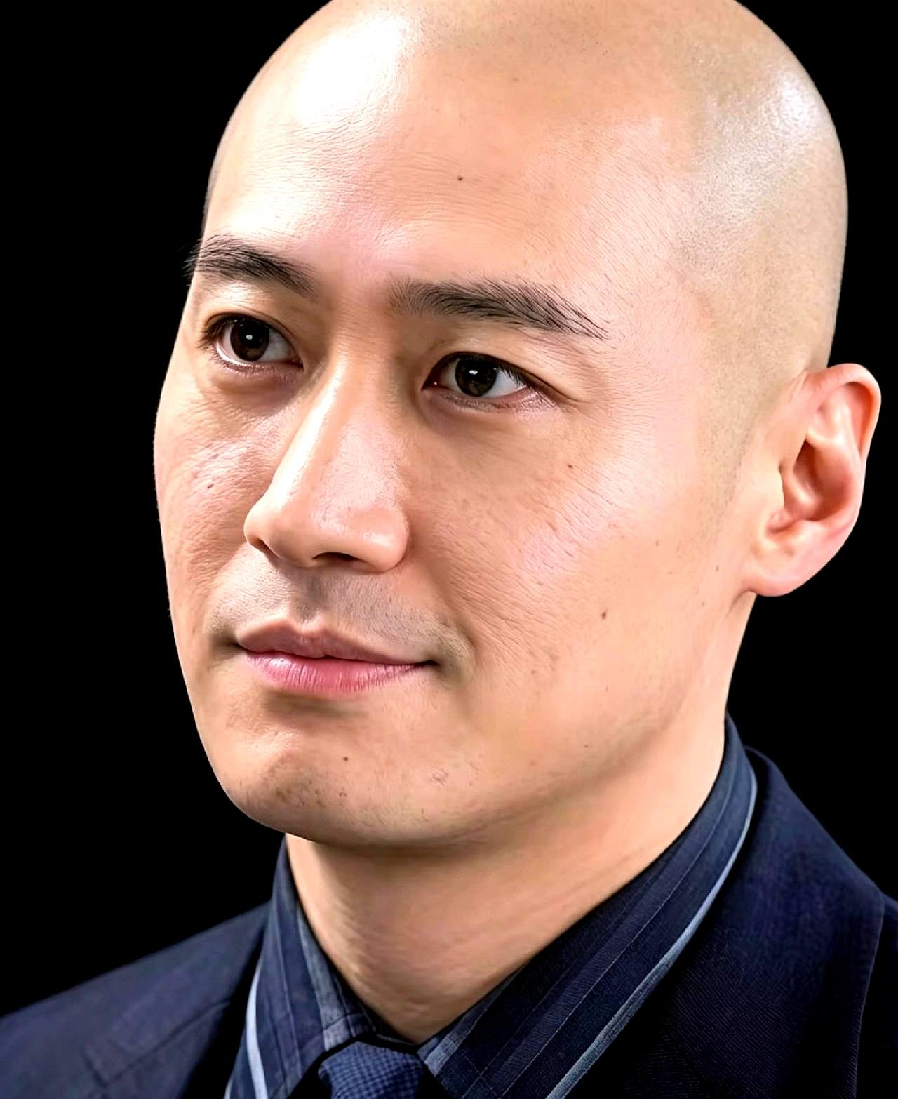 为啥说光头才是男神的照妖镜？不信你翻翻黎明和郭富城当年的光头照，一眼就能看出谁