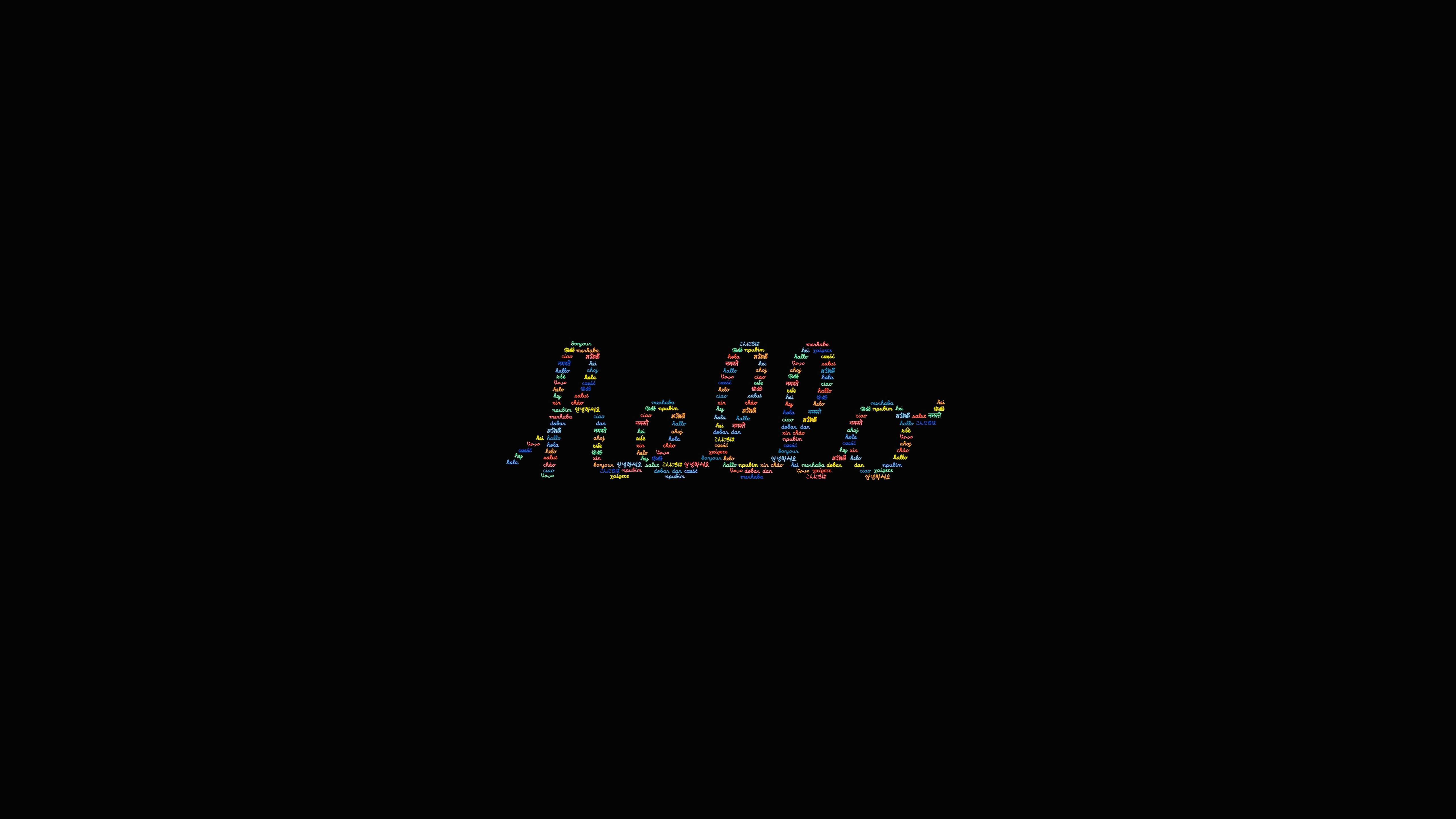 喜欢深色壁纸的有福了～AppleHello