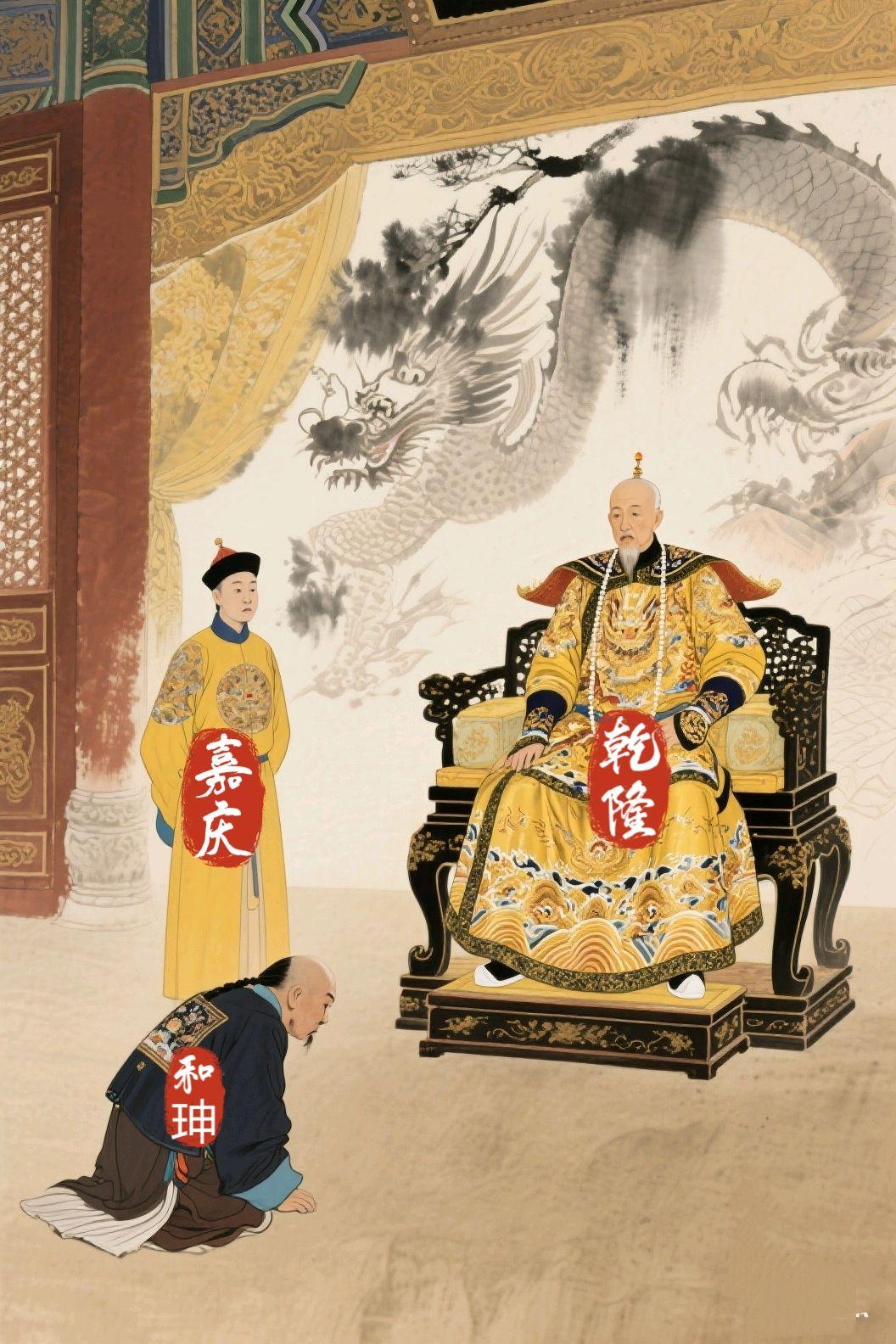 和珅跌倒，嘉庆吃饱。嘉庆四年正月初三，公元1799年2月7日，大清朝太...