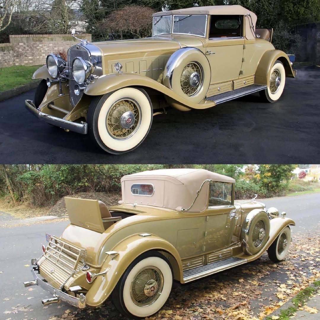 1930年，凯迪拉克推出了标志性的V-16旗舰——一台将工程野心和奢华美学推向极