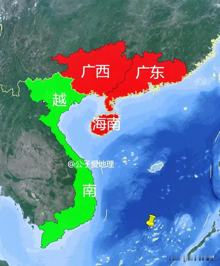 红笔圈出的两广：越南教科书里的千年心结想象一下，邻家孩子的课堂作业本上，用红笔