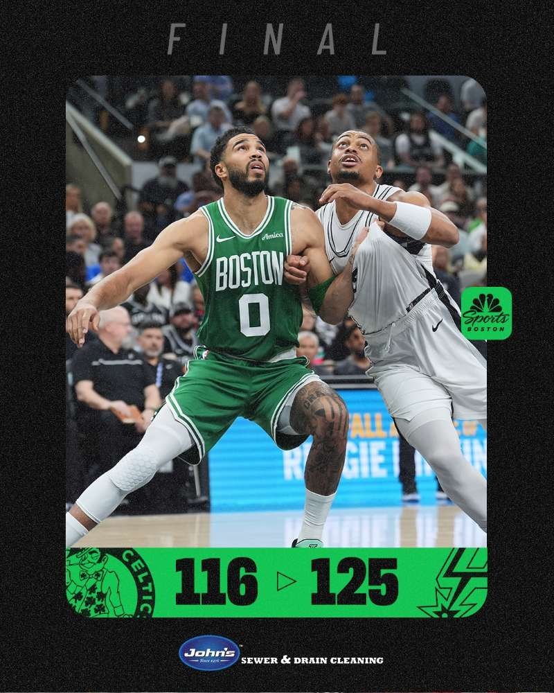 116：125客场负于马刺，未能继续连胜！杰伦第二节被驱逐，怀特空砍34分，塔图