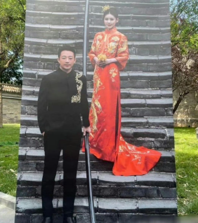 头一次见婚纱照这样拍的​​​