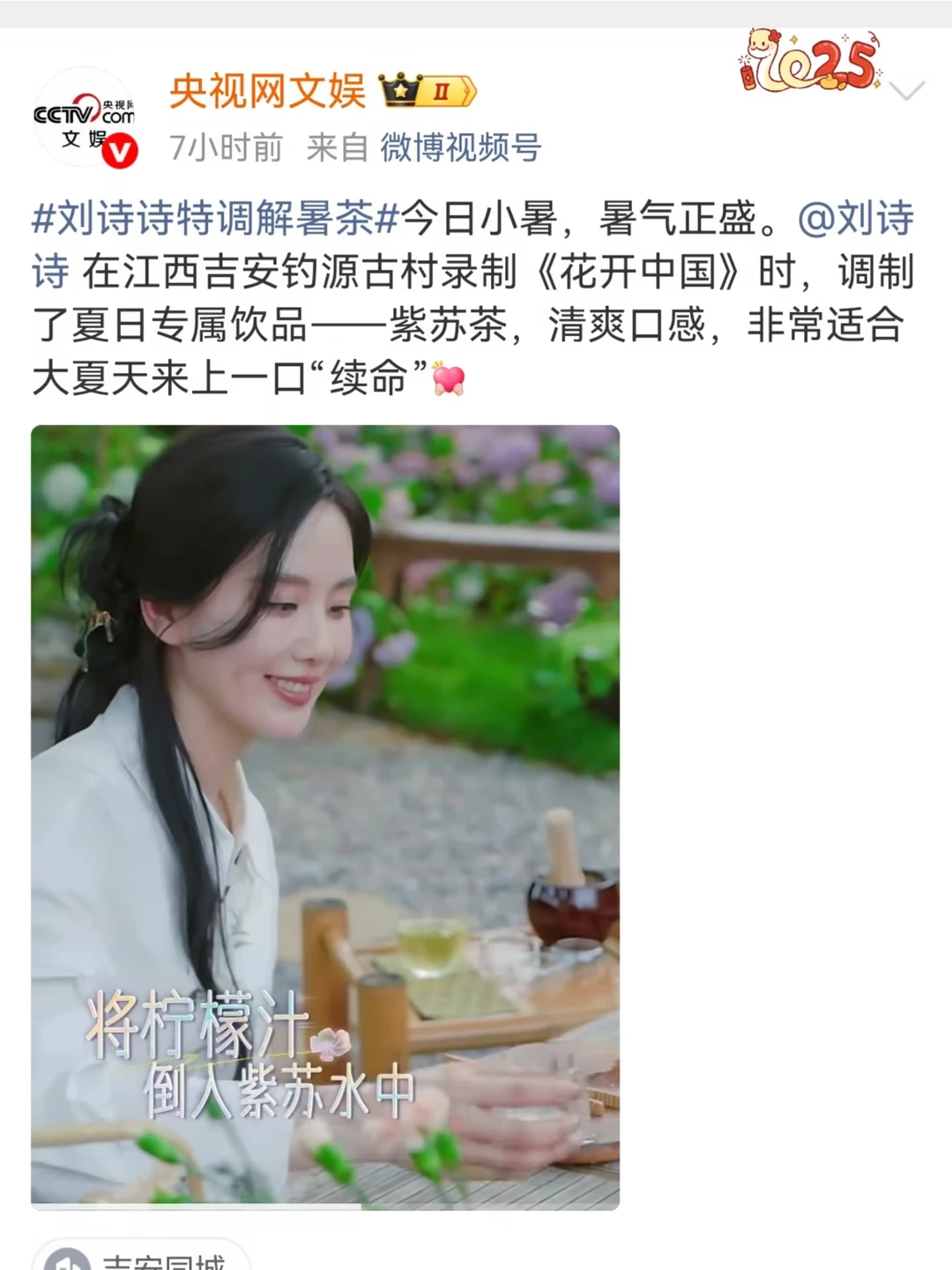 央妈发刘诗诗啦！好权威的一张脸啊