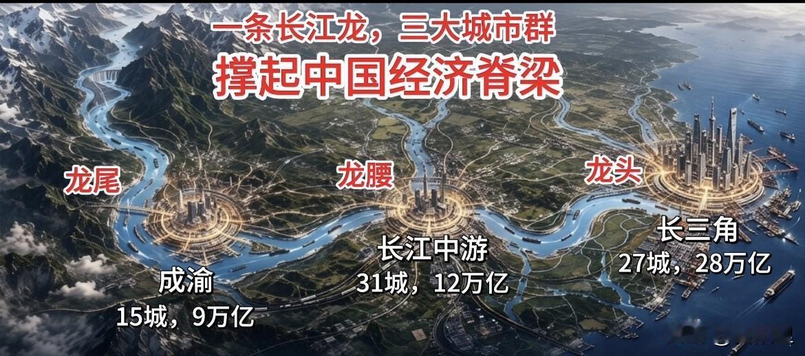 长江经济带有多厉害？一条万里长江，横贯中国东西，托起了整条国家经济命脉。整条长江
