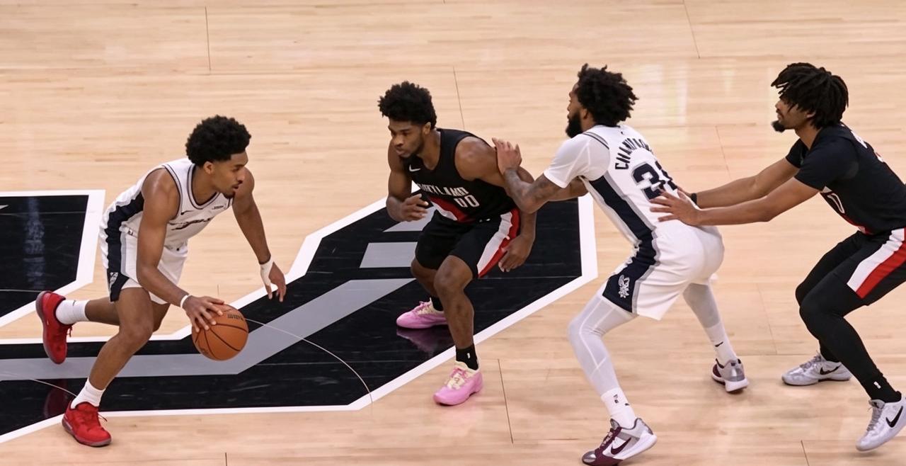 开拓者的探花亨德森总算是打出来了！与马刺G2，亨德森发挥出色，首发打了38分钟