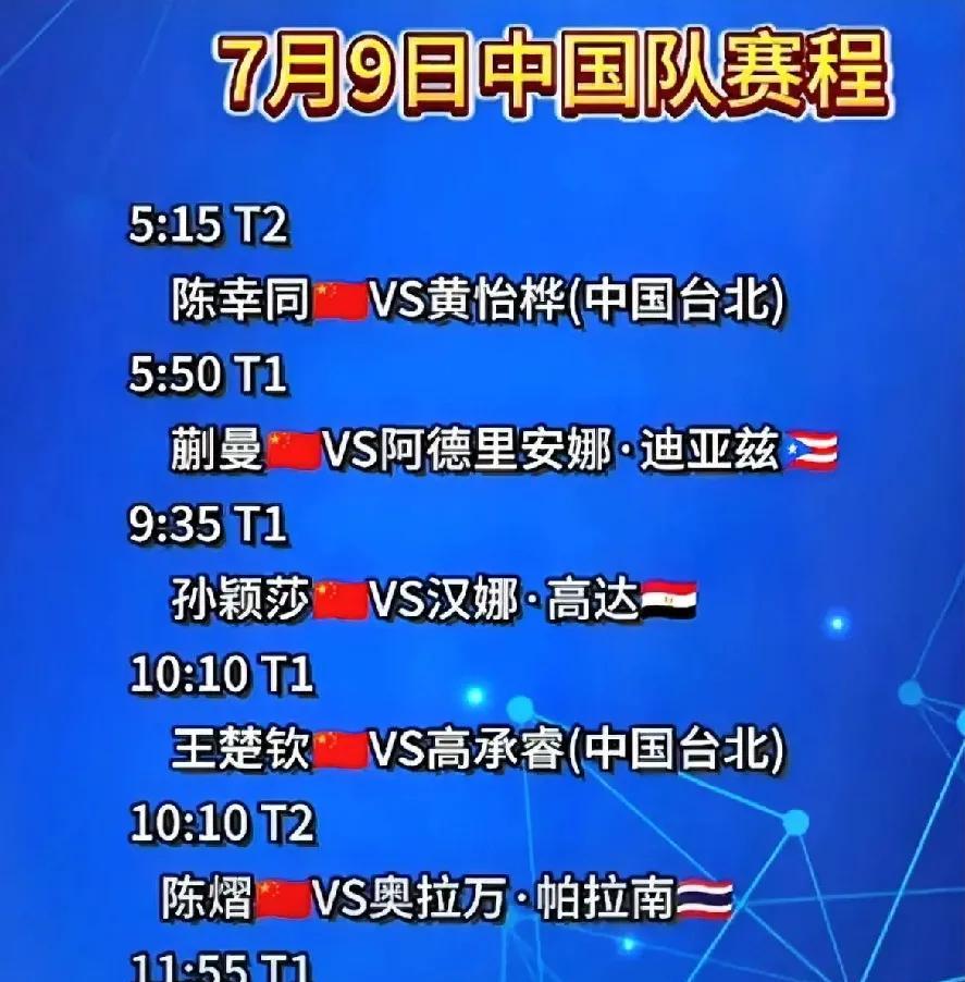 这次必须夸夸WTT了，这赛程安排到球迷们心坎里了再也不用凌晨爬起来看比赛了，孙