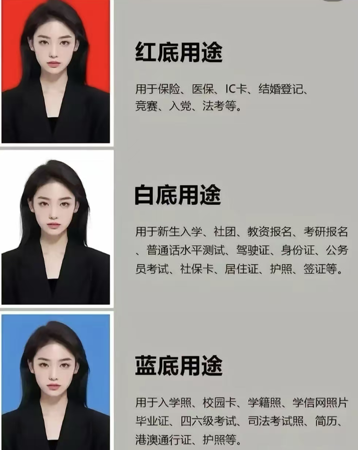 不同背景颜色的不同用途