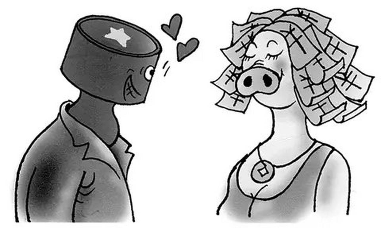 笑话（696）贪官躺在情妇床上，叹了口气说道：“烦啊！白天上班本来就累，下班