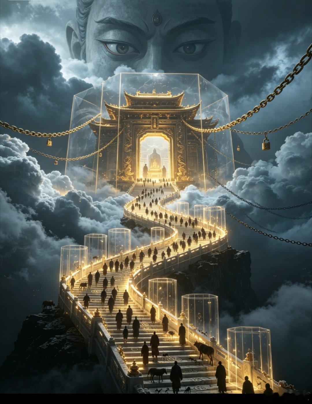 论飞升本质为牢笼的可能性:暂且搁置神仙是否真实存在这一前提，假设仙界真实存在，且