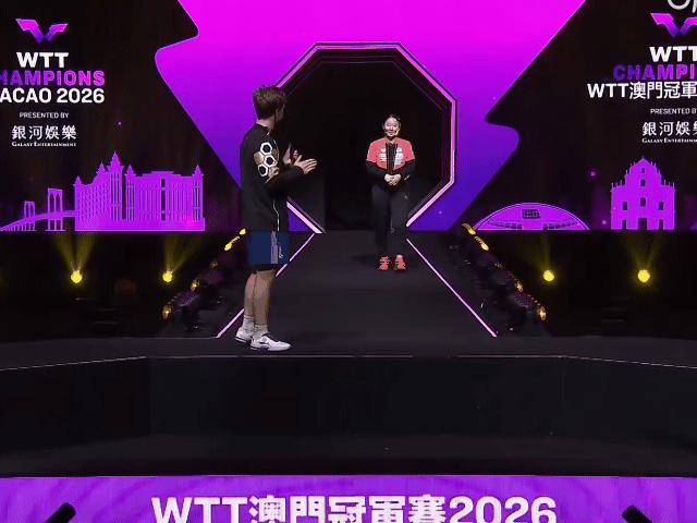 9月13日莫雷高德问张本美和是不是三连冠，张本美和笑了笑，我感觉莫雷高德羡慕坏了