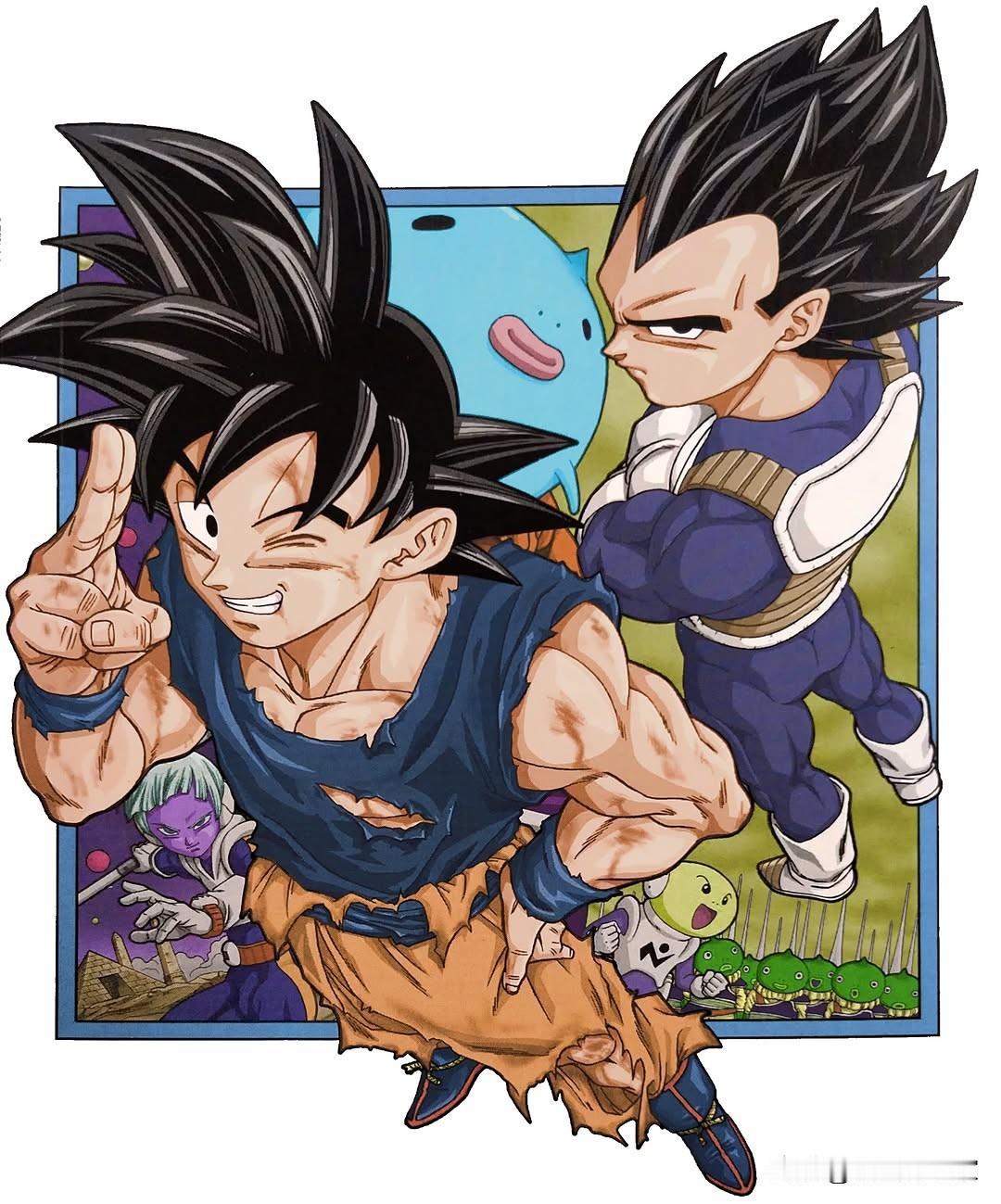 龙珠人物插画一组动漫二次元原画分享家插画动画卡通插画师漫画游戏