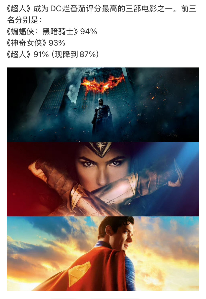 《蝙蝠侠》、《神奇女侠》、《超人》这三是同一个宇宙还是三个不同的宇宙，新超人