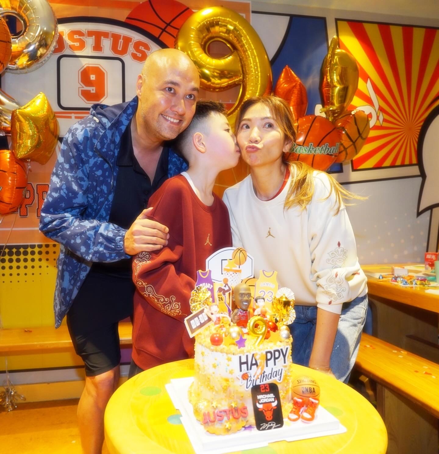 车婉婉儿子9岁生日