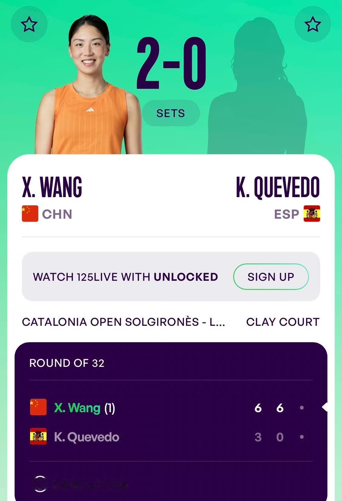 重回胜利轨道！王欣瑜在马德里和罗马两个1000赛间隙之间，参加一站WTA的挑战赛