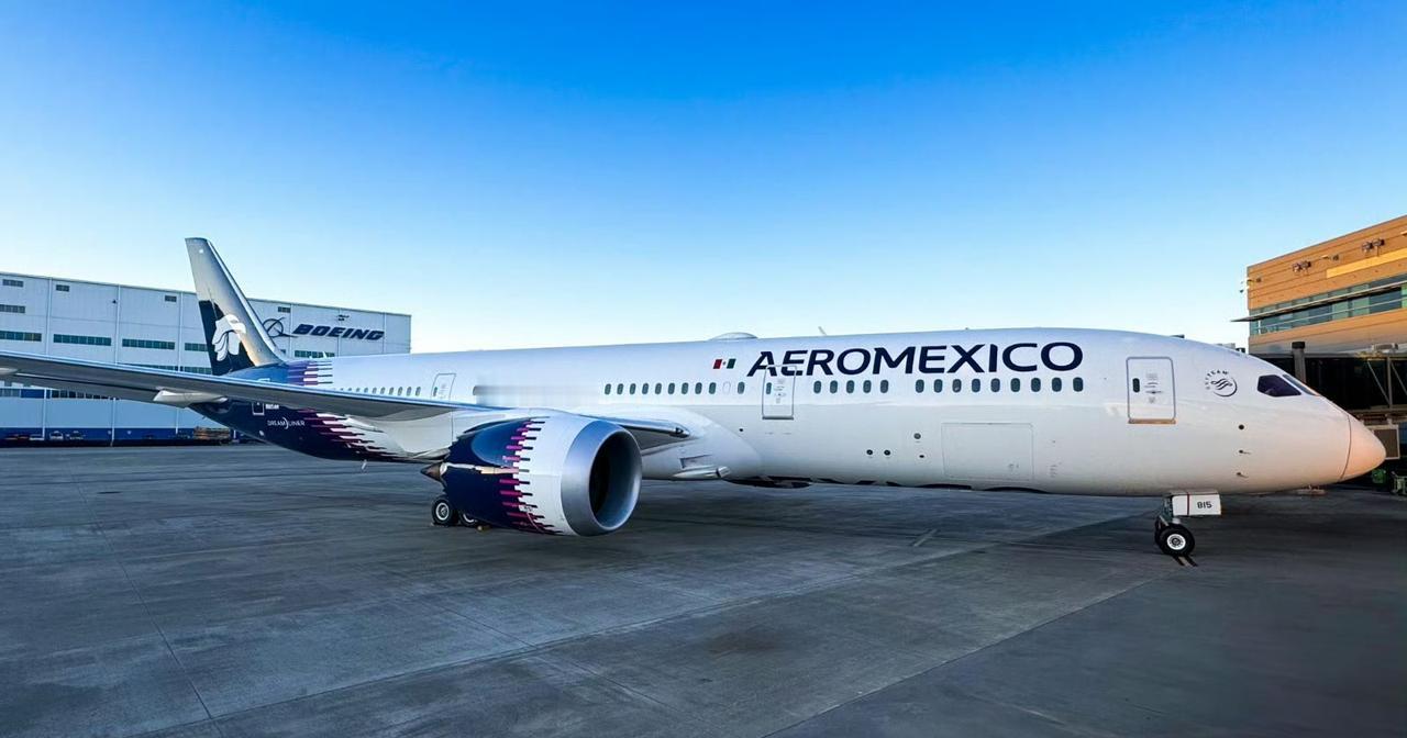 墨西哥航空接收首架全新涂装787-9​​​！国内的航空公司也应该根据新飞机使用