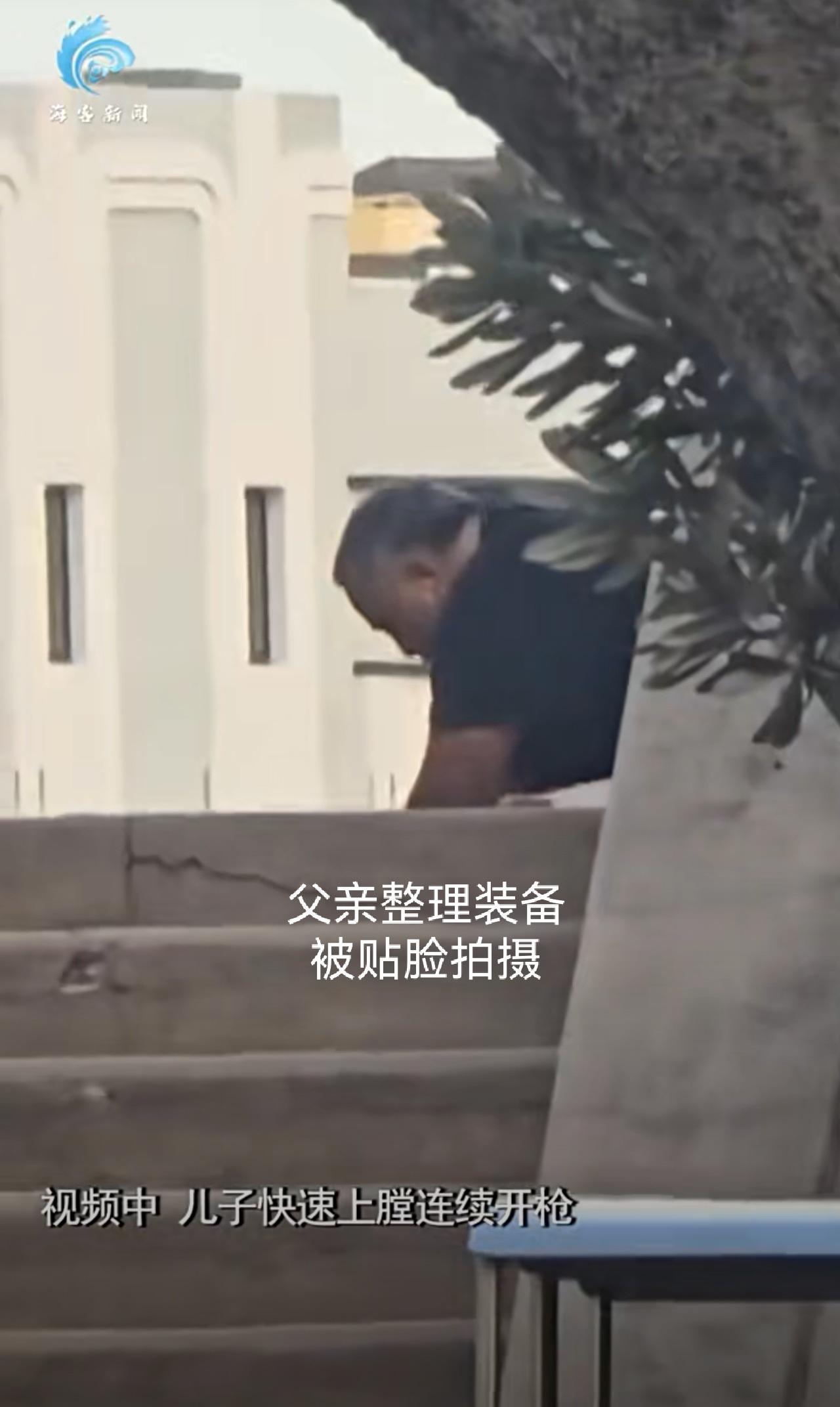 快看，这父子枪手身体强壮，并且像是退伍军人，近距离看澳洲枪击案凶手开火画面：儿子