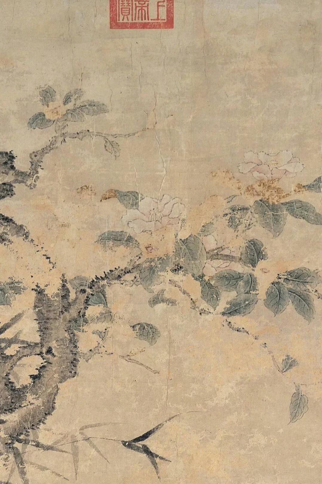 朱瞻基的《三阳开泰图》里，三只羊站成了一幅春联。白的那只抬着头，像在嗅风里的暖意