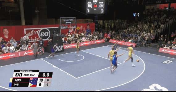 三人女篮亚洲杯澳大利亚三人女篮最终18：9击败菲律宾女篮夺冠，本来这个冠军该是我