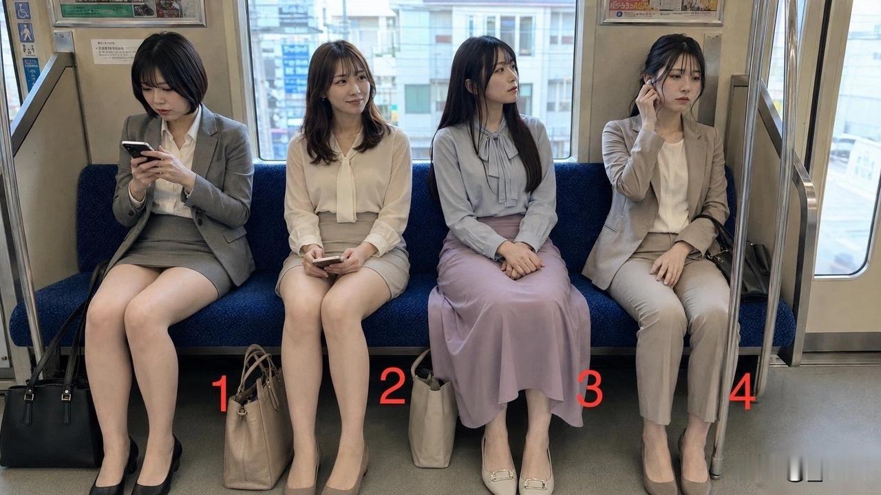 给你一个机会，从这4位美女里面选一个做女朋友，你要选几号？