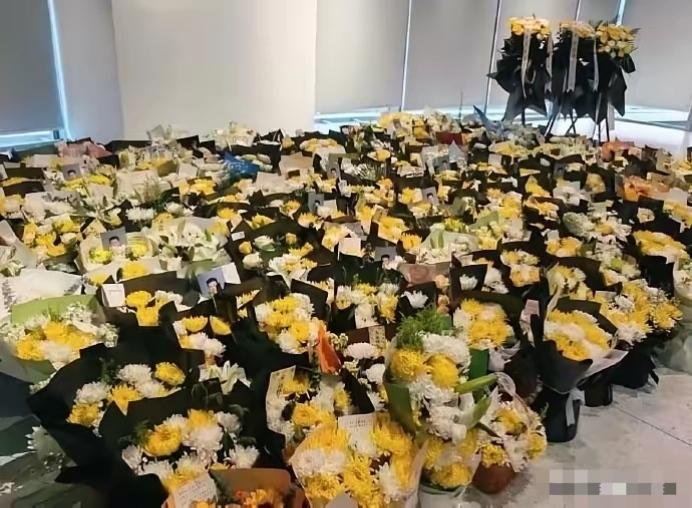 张雪峰公司门口的花越来越多了，这还不算在公司楼底下的！据说已经不让送上来了，直接