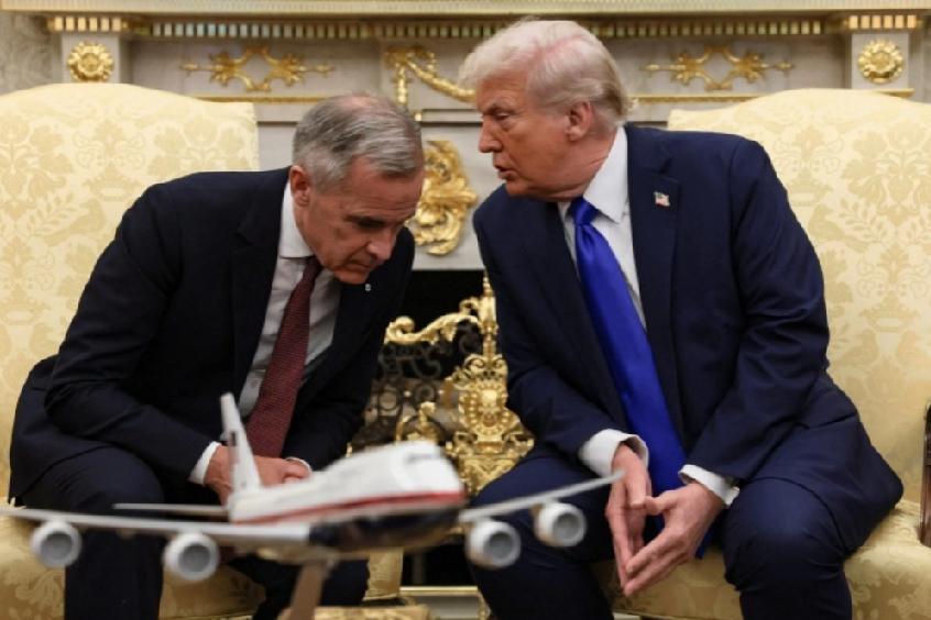 加拿大瑟瑟发抖，卡尼:特朗普不太可能放过我们！1月11日，彭博社发文:“特朗