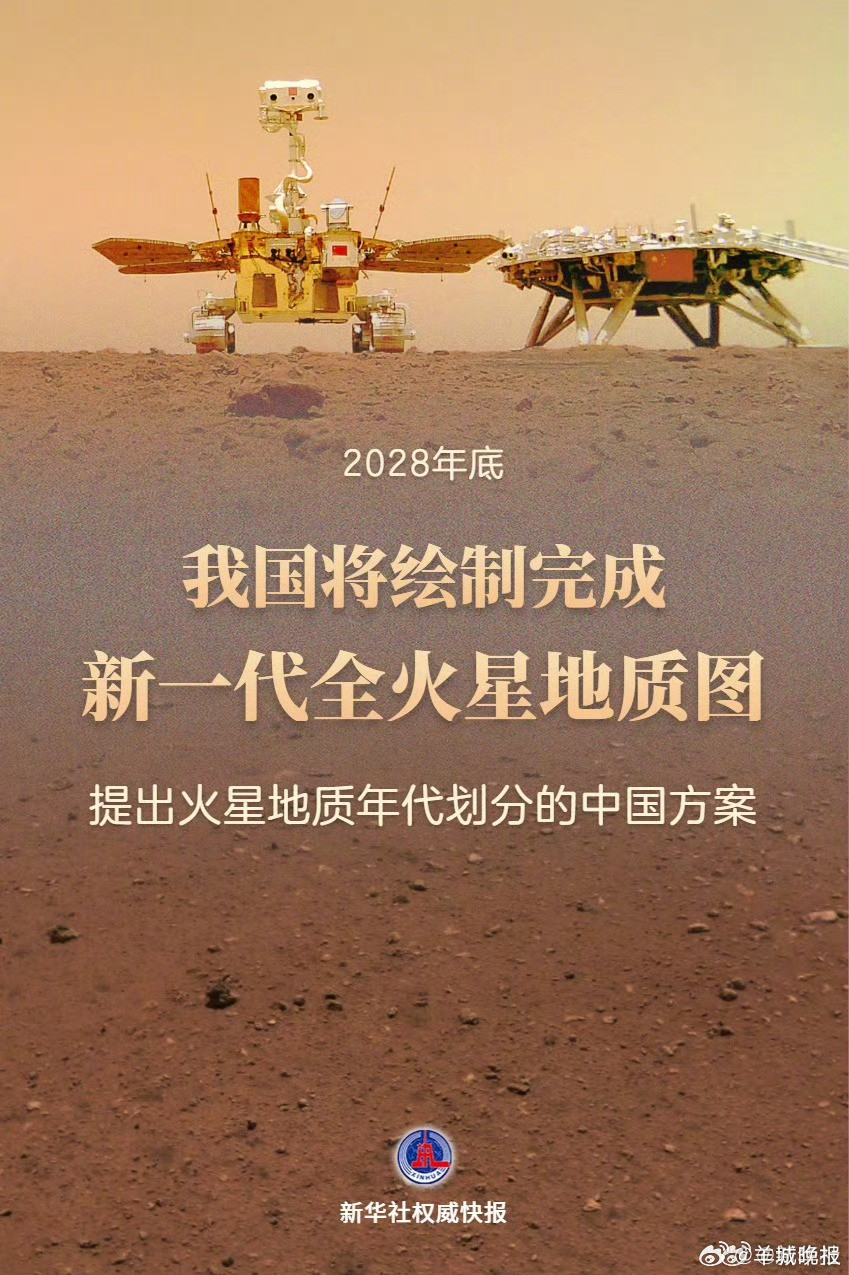 【#我国将绘制完成新一代全火星地质图#】作为中国科学院院士、天问三号任务首席科学