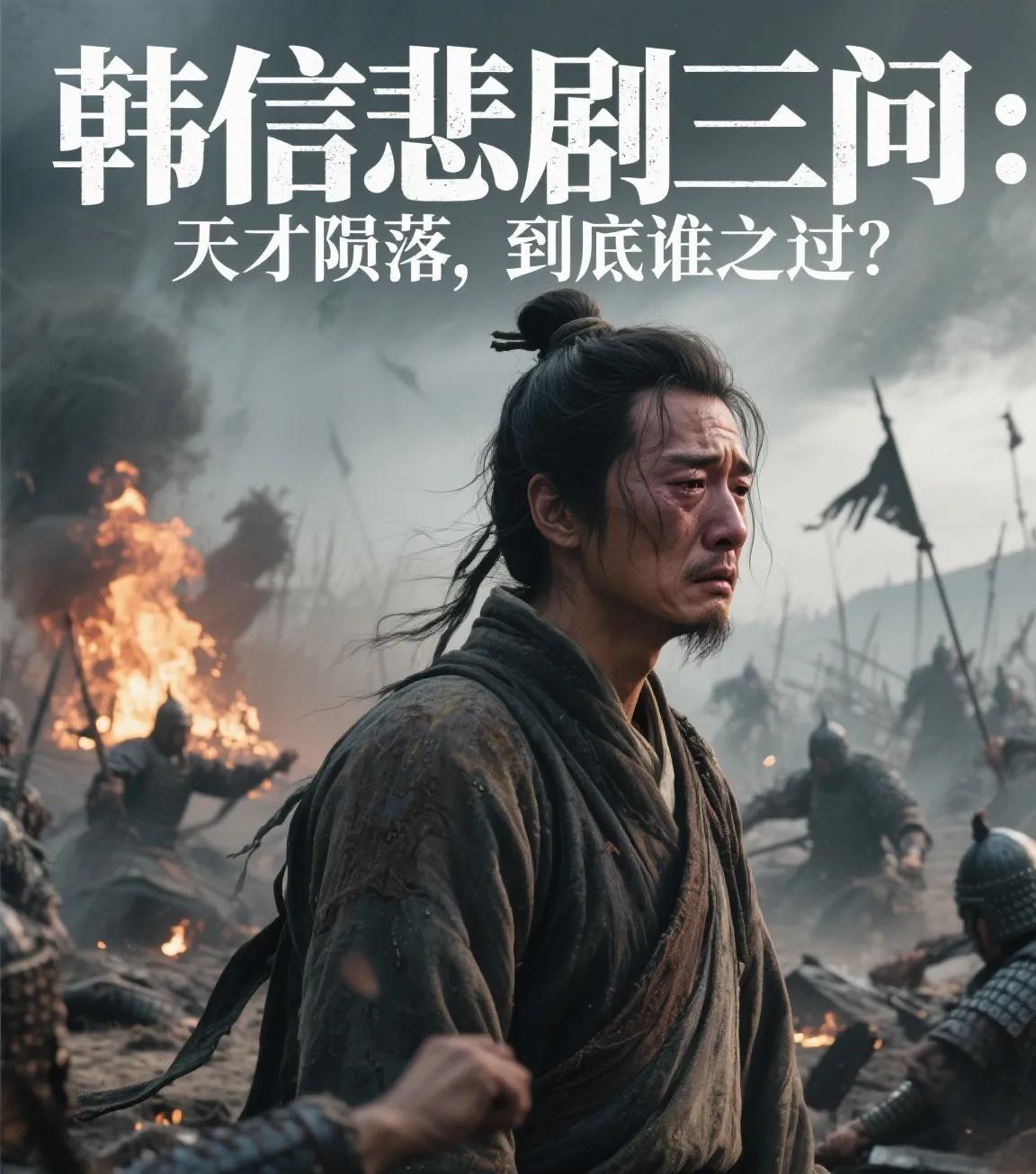 韩信悲剧三问：天才陨落，到底谁之过？公元前196年，长乐宫钟室内寒光一闪。曾