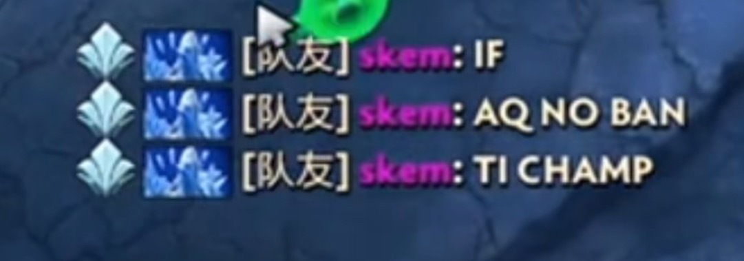 前两天aq打欧服带队友躺了一把，路人问aq是哪个队的中单，aq尴尬回应了个cn.