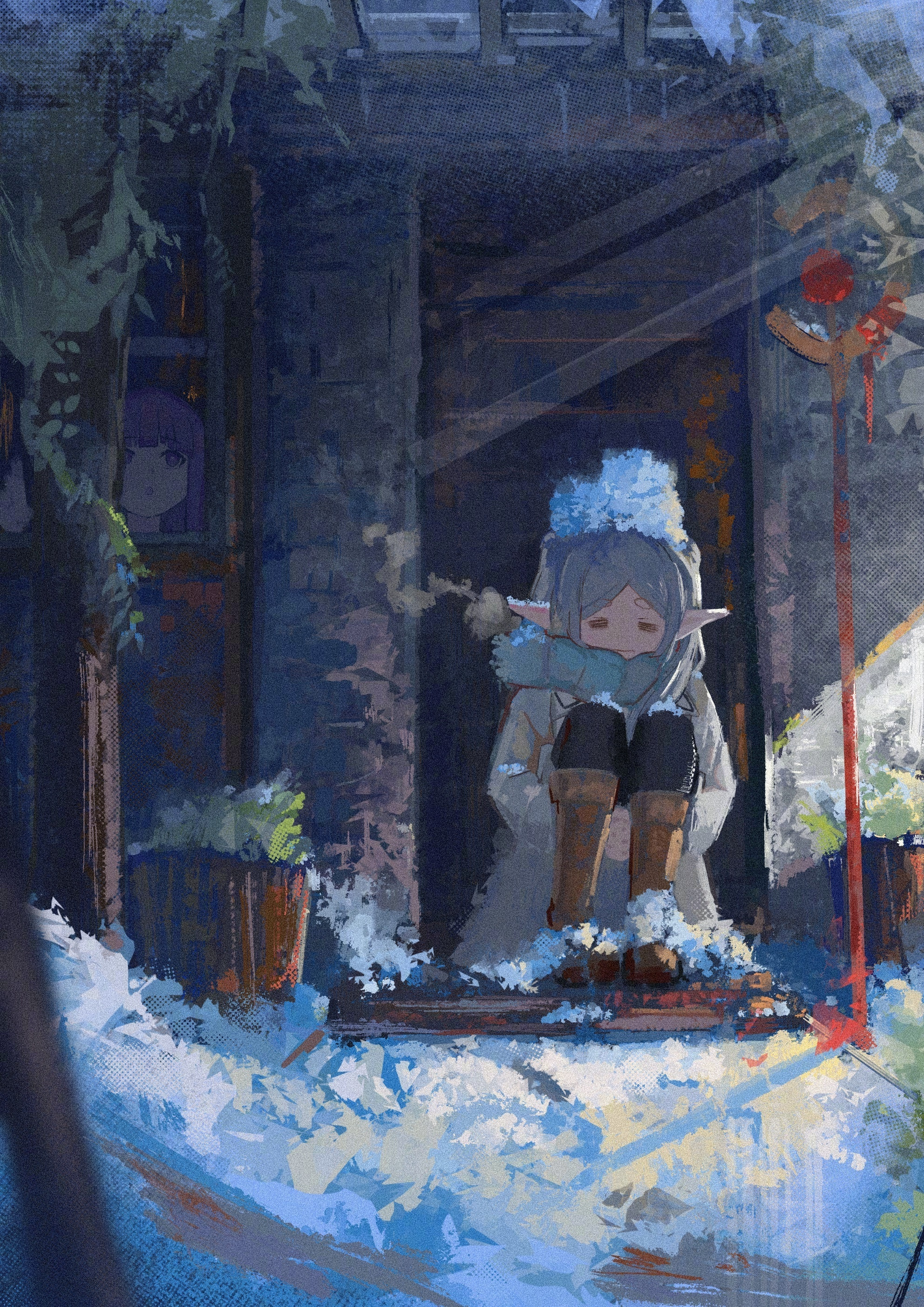 葬送的芙莉莲谁被可爱到了我不说(画师:こうこうや)​​​