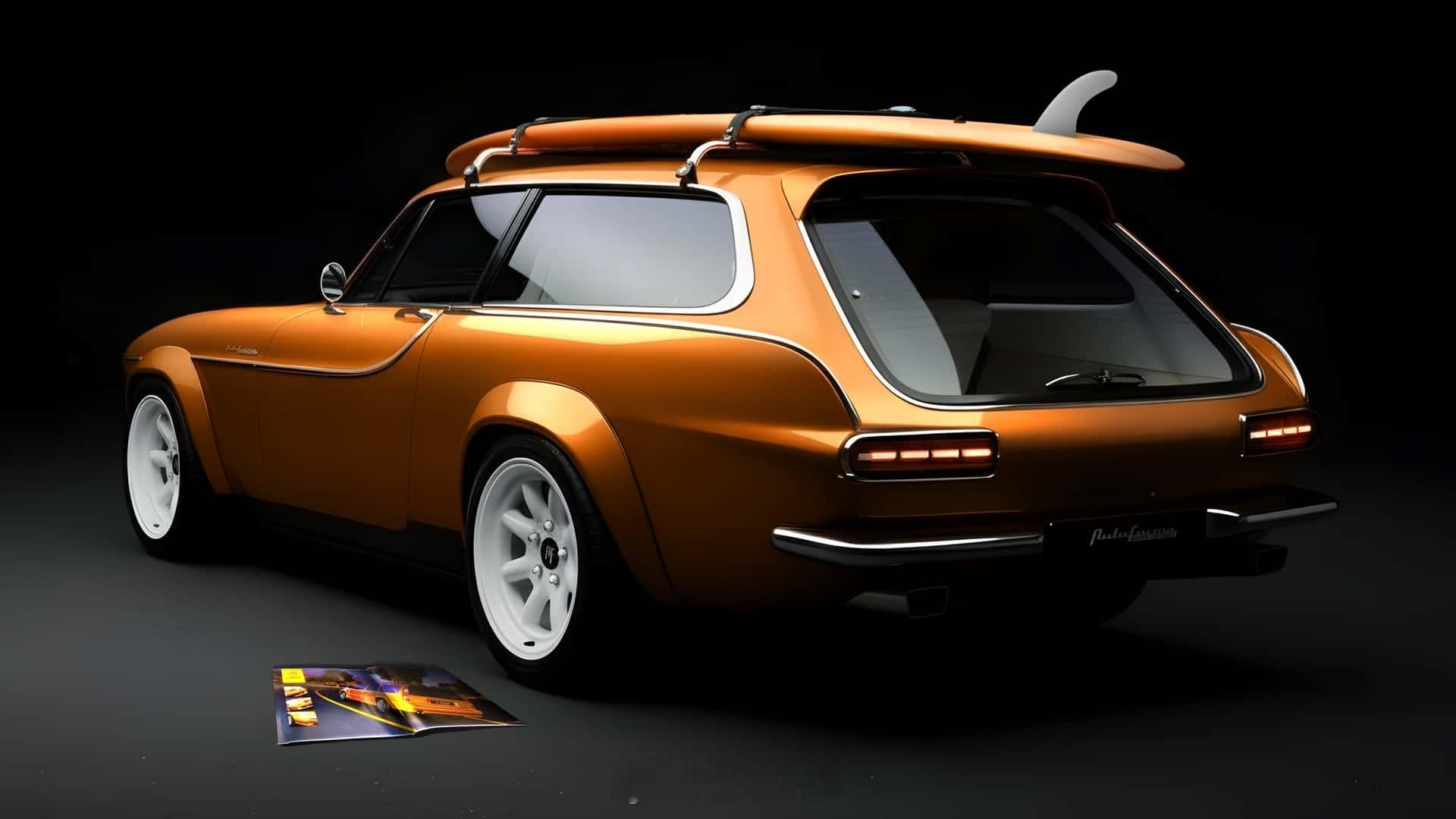 沃尔沃沃尔沃P1800ES荷兰复古改装设计公司Autoforma，发布了对19