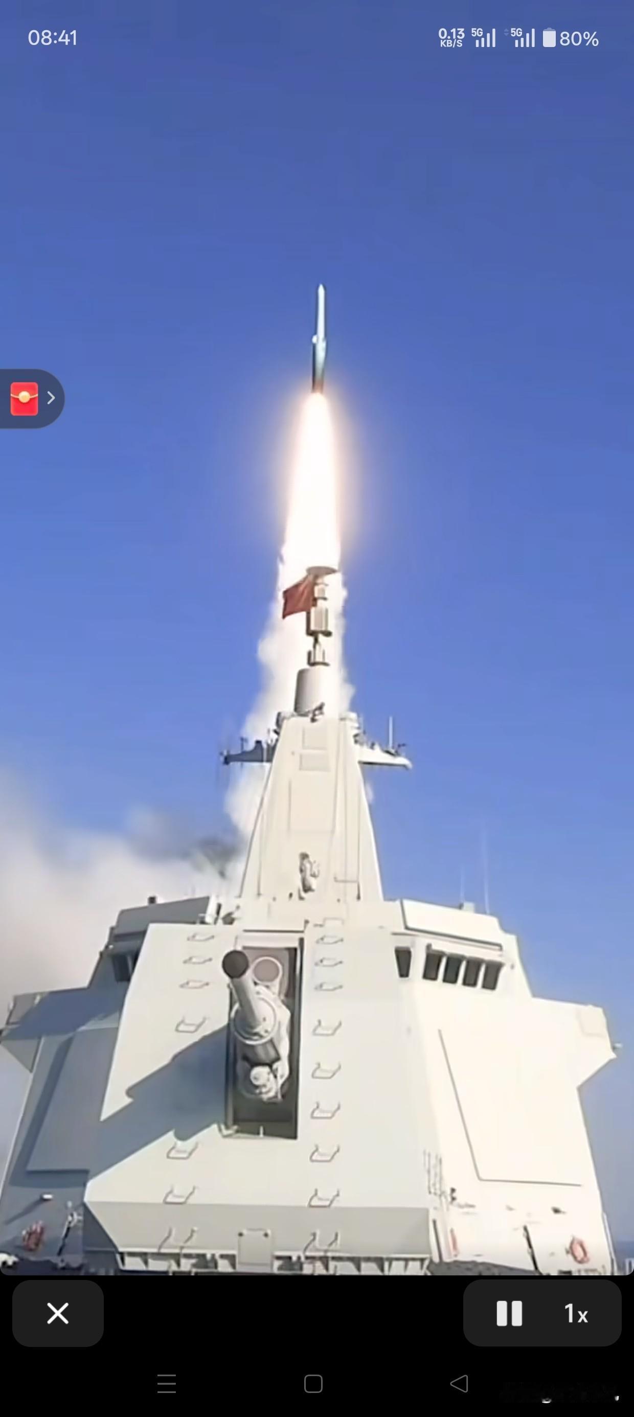 央视再度确认，万吨大驱配备鹰击-20新型反舰导弹，发射画面曝光！近日，《