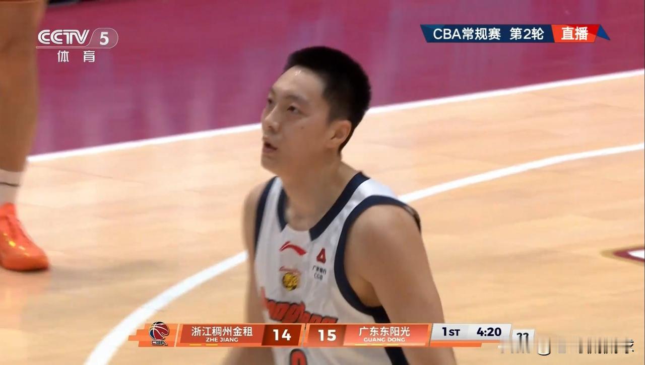 广东东阳光超级球星胡明轩终于发挥正常了！在今天进行的广东东阳光和浙江稠州金租的上