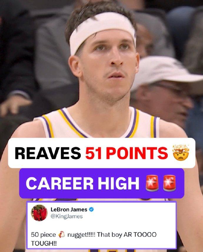 詹姆斯“捧一踩一”:称赞里夫斯:50分,这孩子太强了调侃东契奇:“太疯狂了,