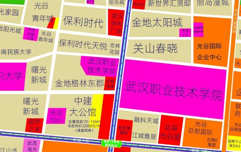 武汉城事！近日，有网友咨询称：凌家山北路和武职中间的空地有何规划？关山大道片人