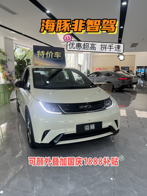 代步神车🔥海豚非智驾版｜国庆优惠可叠加补