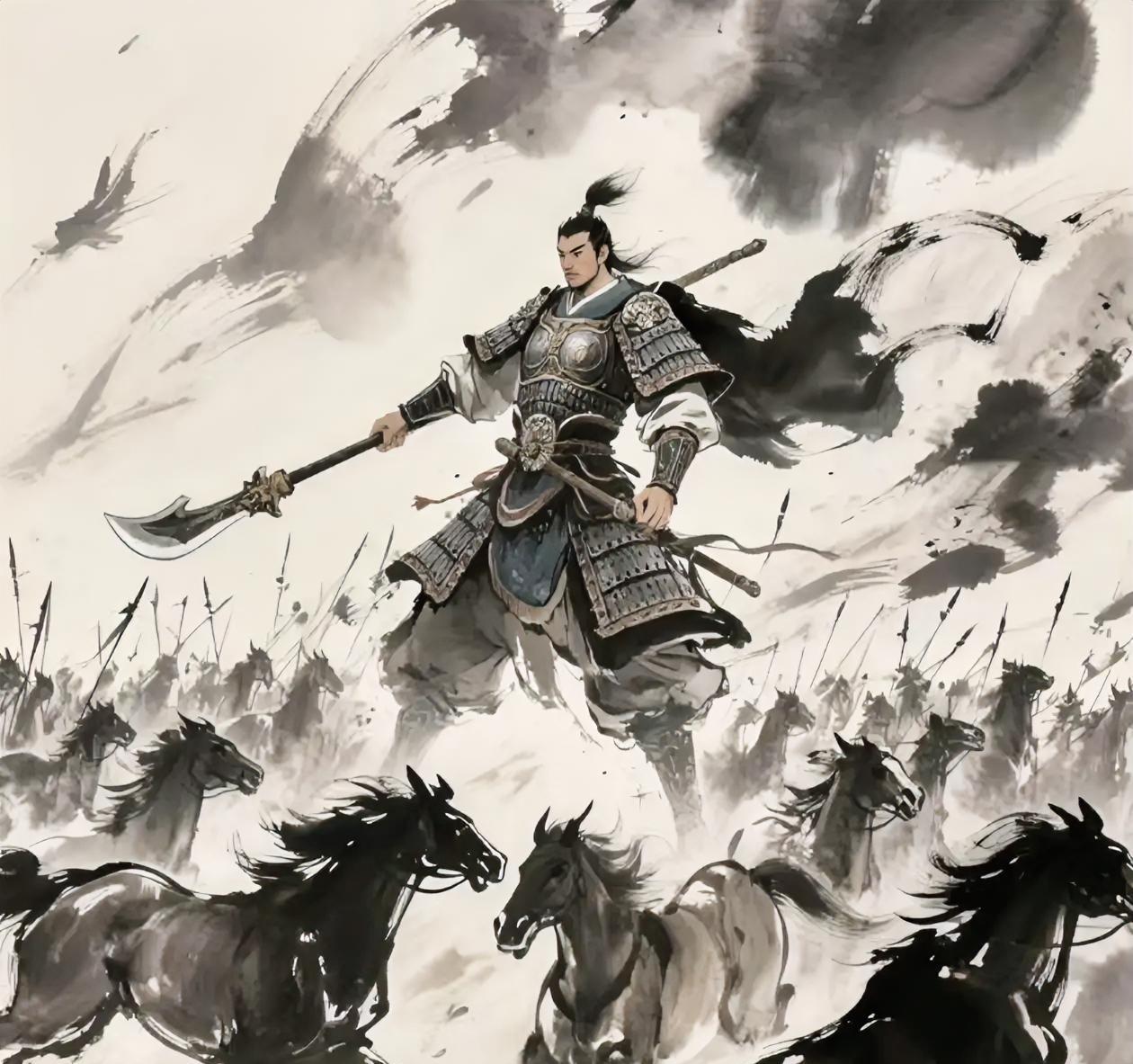 黄巢和葛从周二人在河南毒龙峰被一伙强盗拦路，为首一大汉身高丈二，胯下红鬃马，一摆