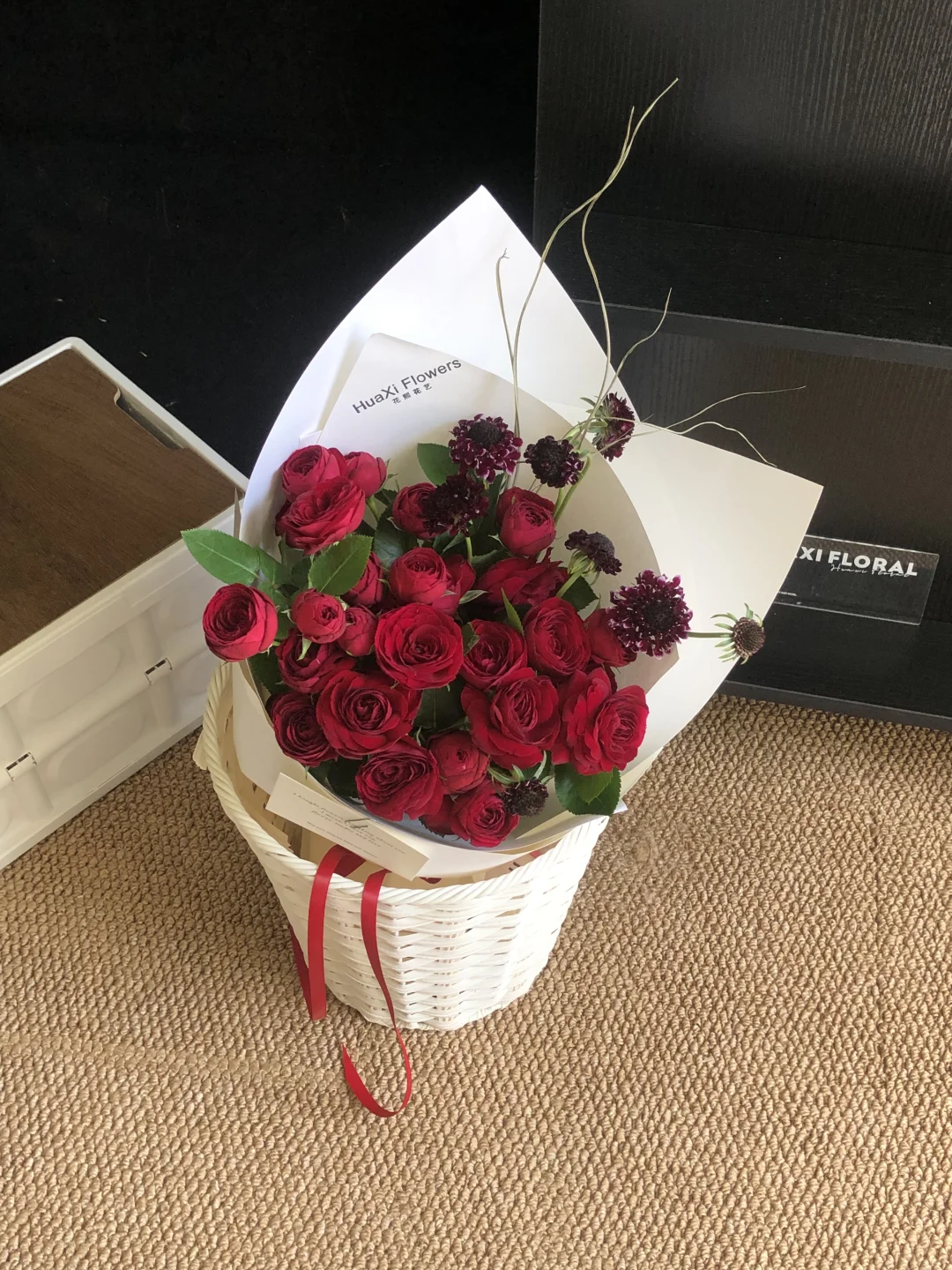 七夕‖红蕾丝泡泡花束